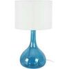 Lampes de bureau Tosel Lampe de chevet bouteille verre bleu et blanc Bleu Unique. . Maison & D&eacute;co > Lampes de bureau.