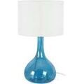 Luminaire sur Grenoble : Lampes de bureau Tosel Lampe de chevet bouteille verre bleu et blanc Bleu Unique. . Maison & D&eacute;co > Lampes de bureau.