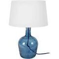 Luminaire sur Grenoble : Lampes de bureau Tosel Lampe a poser bouteille verre bleu et blanc Bleu Unique. . Maison & D&eacute;co > Lampes de bureau.