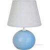 Lampes de bureau Tosel Lampe de chevet globe bois bleu et gris Bleu Unique. . Maison & D&eacute;co > Lampes de bureau.