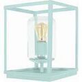 Luminaire sur Grenoble : Lampes de bureau Tosel Lampe a poser carr&eacute; m&eacute;tal bleu et transparent Bleu Unique. . Maison & D&eacute;co > Lampes de bureau.