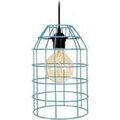 Luminaire sur Grenoble : Lustres, suspensions et plafonniers Tosel Suspension lanterne m&eacute;tal bleu gris Bleu Unique. . Maison & D&eacute;co > Lustres, suspensions et plafonniers.