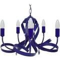 Luminaire sur Grenoble : Lustres, suspensions et plafonniers Tosel Lustre multi bras m&eacute;tal bleu marine Bleu Unique. . Maison & D&eacute;co > Lustres, suspensions et plafonniers.