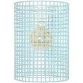 Luminaire sur Grenoble : Lustres, suspensions et plafonniers Tosel Suspension cylindrique m&eacute;tal bleu pastel Bleu Unique. . Maison & D&eacute;co > Lustres, suspensions et plafonniers.