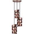 Lustres, suspensions et plafonniers Tosel Lustre grappe m&eacute;tal bronze Orange Unique. . Maison & D&eacute;co > Lustres, suspensions et plafonniers. Grenoble