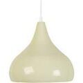 Lustres, suspensions et plafonniers Tosel Suspension larme m&eacute;tal cr&egrave;me Beige Unique. . Maison & D&eacute;co > Lustres, suspensions et plafonniers.
