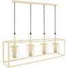 Lustres, suspensions et plafonniers Tosel Lustre poutre m&eacute;tal cr&egrave;me Beige Unique. . Maison & D&eacute;co > Lustres, suspensions et plafonniers.