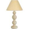Lampes de bureau Tosel Lampe de chevet colonne bois cr&egrave;me Beige Unique. . Maison & D&eacute;co > Lampes de bureau.