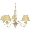 Lustres, suspensions et plafonniers Tosel Lustre multi bras bois cr&egrave;me cerrus&egrave; Beige Unique. . Maison & D&eacute;co > Lustres, suspensions et plafonniers.