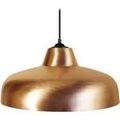 Lustres, suspensions et plafonniers Tosel Suspension d&ocirc;me m&eacute;tal cuivre Orange Unique. . Maison & D&eacute;co > Lustres, suspensions et plafonniers.