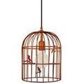 Luminaire sur Grenoble : Lustres, suspensions et plafonniers Tosel Suspension lanterne m&eacute;tal cuivre Orange Unique. . Maison & D&eacute;co > Lustres, suspensions et plafonniers.