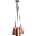 Luminaire sur Grenoble : Lustres, suspensions et plafonniers Tosel Lustre grappe m&eacute;tal cuivre Orange Unique. . Maison & D&eacute;co > Lustres, suspensions et plafonniers.