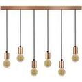Luminaire sur Grenoble : Lustres, suspensions et plafonniers Tosel Lustre grappe m&eacute;tal cuivre Orange Unique. . Maison & D&eacute;co > Lustres, suspensions et plafonniers.