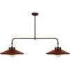 Lustres, suspensions et plafonniers Tosel Lustre poutre m&eacute;tal cuivre Orange Unique. . Maison & D&eacute;co > Lustres, suspensions et plafonniers.