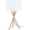 Luminaire sur Grenoble : Lampes de bureau Tosel Lampe de chevet tr&eacute;pied m&eacute;tal cuivre et blanc Orange Unique. . Maison & D&eacute;co > Lampes de bureau.