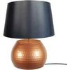 Lampes de bureau Tosel Lampe de salon globe m&eacute;tal cuivre et noir Orange Unique. . Maison & D&eacute;co > Lampes de bureau.