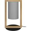 Lampes de bureau Tosel Lampe de chevet colonne bois fonc&eacute; Marron Unique. . Maison & D&eacute;co > Lampes de bureau.