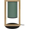 Lampes de bureau Tosel Lampe de chevet colonne bois fonc&eacute; Marron Unique. . Maison & D&eacute;co > Lampes de bureau.