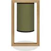 Lampes de bureau Tosel Lampe de chevet colonne bois fonc&eacute; Marron Unique. . Maison & D&eacute;co > Lampes de bureau.
