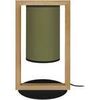 Lampes de bureau Tosel Lampe de chevet colonne bois fonc&eacute; Marron Unique. . Maison & D&eacute;co > Lampes de bureau.