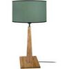 Lampes de bureau Tosel Lampe a poser droit bois fonc&eacute; Marron Unique. . Maison & D&eacute;co > Lampes de bureau.