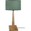 Lampes de bureau Tosel Lampe a poser droit bois fonc&eacute; Marron Unique. . Maison & D&eacute;co > Lampes de bureau.
