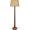 Lampadaires Tosel Lampadaire droit bois fonc&eacute; et multicolore Marron Unique. . Maison & D&eacute;co > Lampadaires.