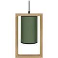 Lustres, suspensions et plafonniers Tosel Suspension carr&eacute; bois fonc&eacute; et vert Marron Unique. . Maison & D&eacute;co > Lustres, suspensions et plafonniers. Grenoble
