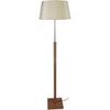 Lampadaires Tosel Lampadaire droit bois fonc&eacute; et cr&eacute;me Marron Unique. . Maison & D&eacute;co > Lampadaires.