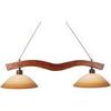 Lustres, suspensions et plafonniers Tosel Lustre poutre bois fonc&eacute; et cr&egrave;me Marron Unique. . Maison & D&eacute;co > Lustres, suspensions et plafonniers.