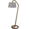 Lampadaires Tosel Lampadaire arqu&eacute; bois fonc&eacute; et gris Marron Unique. . Maison & D&eacute;co > Lampadaires.