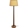 Lampadaires Tosel Lampadaire droit bois fonc&eacute; et jaune Marron Unique. . Maison & D&eacute;co > Lampadaires.