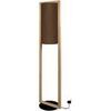 Lampadaires Tosel Lampadaire colonne bois fonc&eacute; et marron Marron Unique. . Maison & D&eacute;co > Lampadaires.