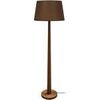 Lampadaires Tosel Lampadaire droit bois fonc&eacute; et marron Marron Unique. . Maison & D&eacute;co > Lampadaires.