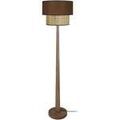 Lampadaires Tosel Lampadaire droit bois fonc&eacute; et marron Marron Unique. . Maison & D&eacute;co > Lampadaires. Grenoble