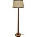 Lampadaires Tosel Lampadaire droit bois fonc&eacute; et paille Marron Unique. . Maison & D&eacute;co > Lampadaires. Grenoble
