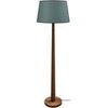 Lampadaires Tosel Lampadaire droit bois fonc&eacute; et vert Marron Unique. . Maison & D&eacute;co > Lampadaires.
