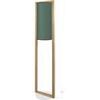 Lampadaires Tosel Lampadaire colonne bois fonc&eacute; et vert Marron Unique. . Maison & D&eacute;co > Lampadaires.