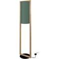 Lampadaires Tosel Lampadaire colonne bois fonc&eacute; et vert Marron Unique. . Maison & D&eacute;co > Lampadaires. Grenoble
