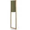 Lampadaires Tosel Lampadaire colonne bois fonc&eacute; et vert Marron Unique. . Maison & D&eacute;co > Lampadaires.