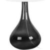 Lampes de bureau Tosel Lampe de chevet bouteille verre fum&eacute; et blanc Noir Unique. . Maison & D&eacute;co > Lampes de bureau.