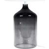 Lampes de bureau Tosel Lampe de chevet bouteille verre fum&eacute; et blanc Noir Unique. . Maison & D&eacute;co > Lampes de bureau.