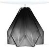 Lampes de bureau Tosel Lampe de salon g&eacute;om&eacute;trique verre fum&eacute; et blanc Noir Unique. . Maison & D&eacute;co > Lampes de bureau.