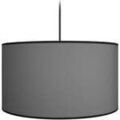 Lustres, suspensions et plafonniers Tosel Suspension cylindrique tissu gris Gris Unique. . Maison & D&eacute;co > Lustres, suspensions et plafonniers. Grenoble