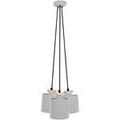 Luminaire sur Grenoble : Lustres, suspensions et plafonniers Tosel Lustre grappe m&eacute;tal gris Gris Unique. . Maison & D&eacute;co > Lustres, suspensions et plafonniers.