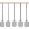 Lustres, suspensions et plafonniers Tosel Lustre bar m&eacute;tal gris Gris Unique. . Maison & D&eacute;co > Lustres, suspensions et plafonniers.