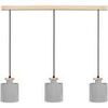 Lustres, suspensions et plafonniers Tosel Lustre bar m&eacute;tal gris Gris Unique. . Maison & D&eacute;co > Lustres, suspensions et plafonniers.