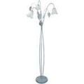 Luminaire sur Grenoble : Lampadaires Tosel Lampadaire multi bras m&eacute;tal gris Gris Unique. . Maison & D&eacute;co > Lampadaires.
