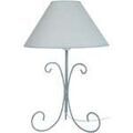 Lampes de bureau Tosel Lampe de chevet colonne m&eacute;tal gris Gris Unique. . Maison & D&eacute;co > Lampes de bureau.