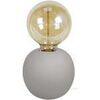 Lampes de bureau Tosel Lampe de chevet globe bois gris Gris Unique. . Maison & D&eacute;co > Lampes de bureau.
